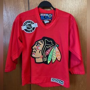 NHL Youth Chicago Blackhawk’s CCM Jersey, size small